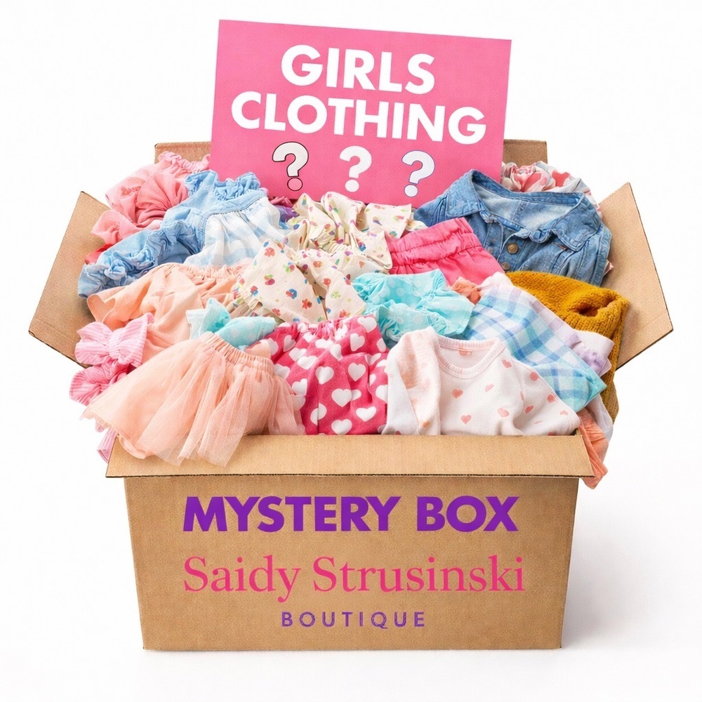 Girls Clothing Mystery Box (10 Pcs Size 4-6 Years Cute Bundle Boutique Kids Lot